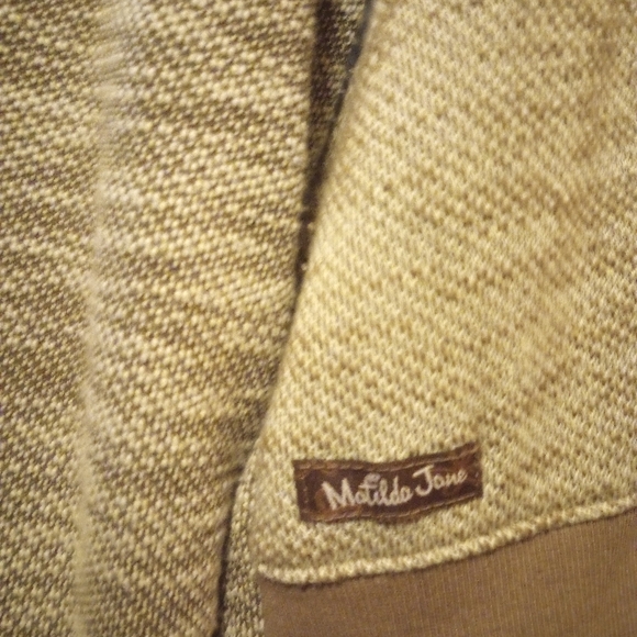 Matilda Jane Olive Zip Up with Navy Trim - Picture 6 of 11